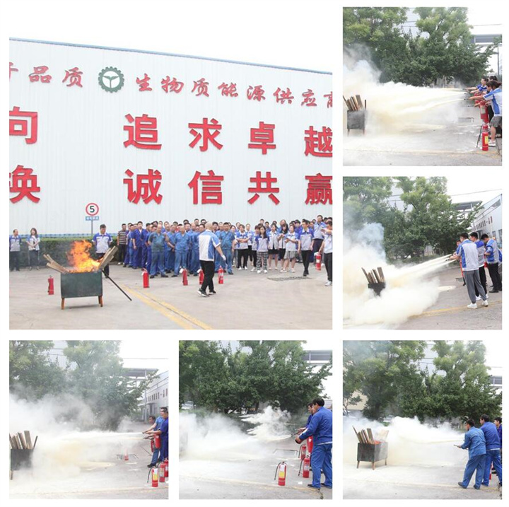 隨后，集團消防安全員為廣大職工講解滅火器和消防水槍的使用方法，并現(xiàn)場演示。廣大員工積極參與到教學(xué)演練當中，進一步鞏固消防培訓(xùn)知識。