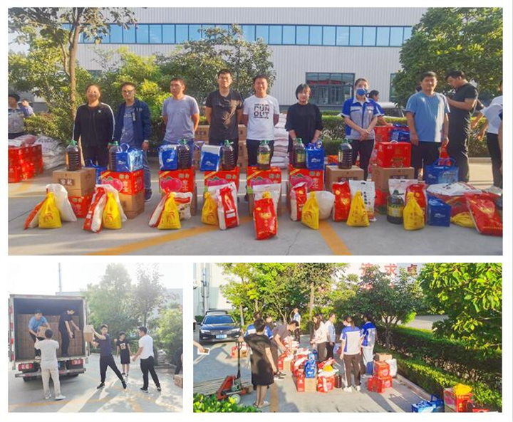 在公司的統一安排下，員工們分時段、分批次有序地進行領取。分發過程中，工作人員有對名單的，有派發的，還有收拾包裝盒的，忙忙碌碌的身影在人群中來來回回穿梭，溫暖而有愛。.jpg